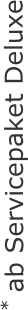 ab Servicepaket Deluxe *
